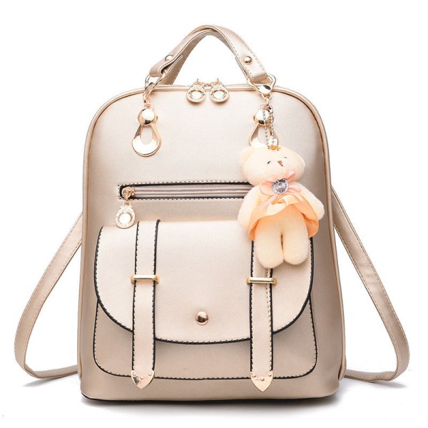 Dam tjej ryggsäck axelväska skolväska Väskor Vår/sommar Student Fritid Korean Bag White