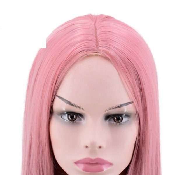 Kvinner parykk Mote Farge Gradient Mid-Length rett hår Hodeplagg W287