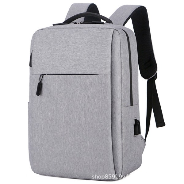 Mænd Rygsæk Skuldertaske Laptop Taske 15,6-tommer Notebook Taske Light gray 29*41*12