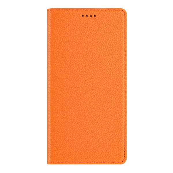 Fodral för iPhone16pro brun solid litchimönster multi kort läder magnetisk plånbok japansk a