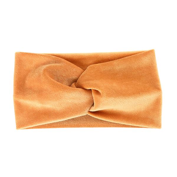 2kpl Muoti Naisten Knots Rusetti hiusnauha Kiiltävä yksivärinen samettipääpanta Paina hiuspäähine Like the picture