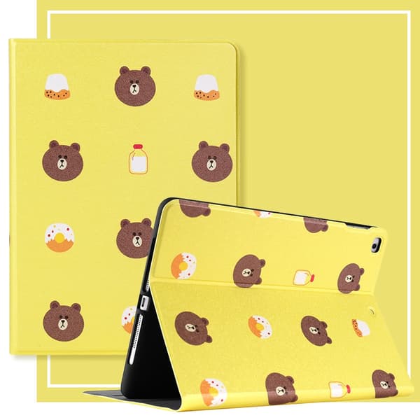 Stilig etui for iPad 2/3/4 Dim Sum Bear