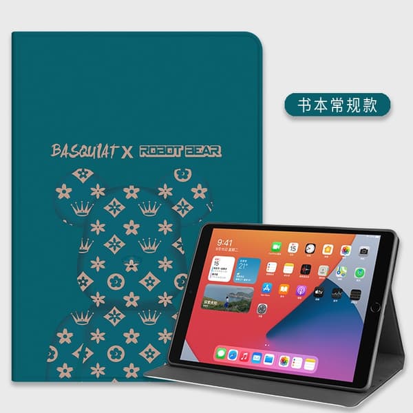 Etui for iPad 2019/2020/2021 10.2\" Emerald Violent Bear Regular Edition Soft