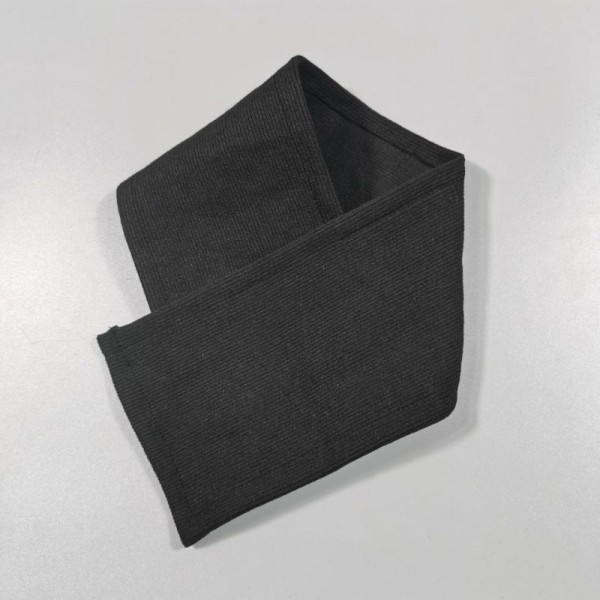 Tyttö Naisten väärennetty kaulus Kaulus Likainen Pesu Luonnollinen Miesten Kauluksen Cover Puuvillapehmustettu takki Yksivärinen Black bag collar-45