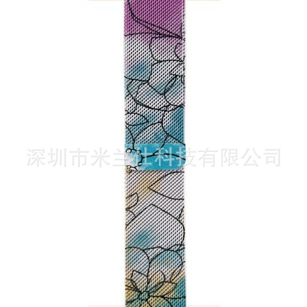 Klockarmband för Apple Watch iWatch 38/40/41/42mm-S10 42 Lotus