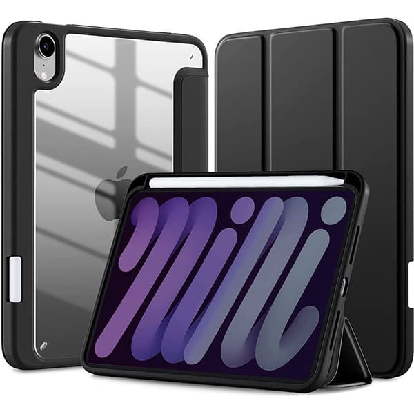 Stilfuldt etui til sort rem iPad 10.2 7/8/9