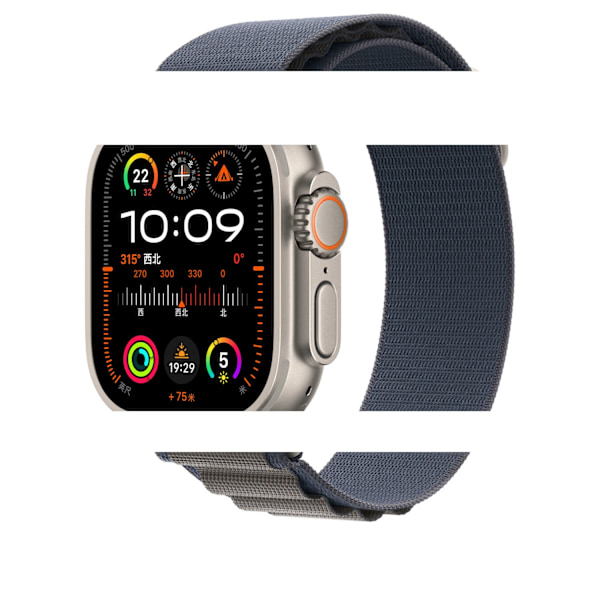 Klockarmband för Apple Watch iWatch 38/40/41/series10-42 Hårdvaruhuvud blå