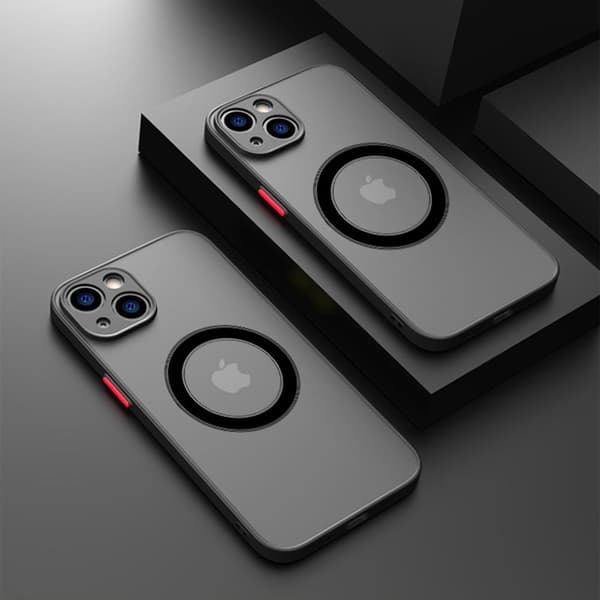 Etui til iPhone 17 Sort Magnetisk Stødsikkert Mat