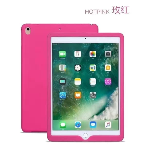 Stilig deksel for iPad 9.7\" roserød silikon