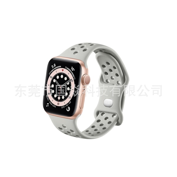 Klockarmband för Apple Watch iWatch 42/44M/L Rock Ash