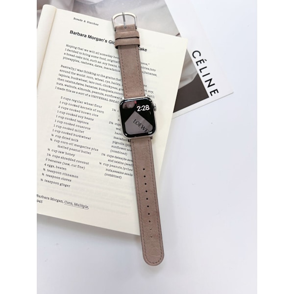 Urrem til Apple Watch iWatch 42/44/45/49mm Lysebrun