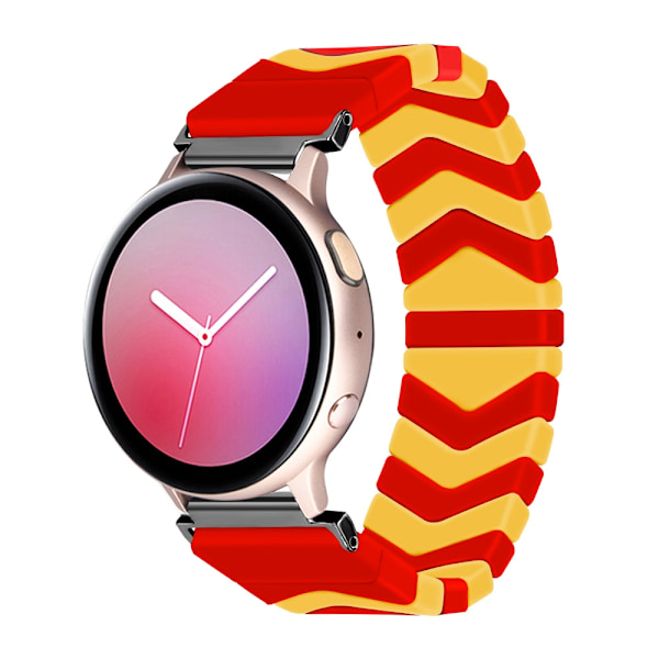 Klockarmband för Apple Watch iWatch Versa1/2 XS kod röd + gul
