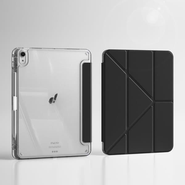 Etui til iPad 2020 8 10.2\" Elegant Sort Y 3\" Trifold Hård Fold