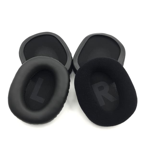 1 par PU sorte ørepuder til Logitech G Pro/G Pro X LoL Edition, X 2