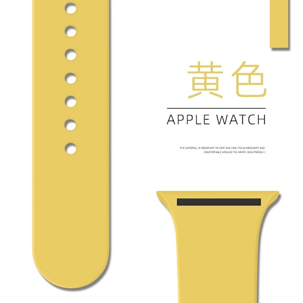 Kellon ranneke Apple Watch iWatch 38/40/41MM Extended Yellow -kelloon