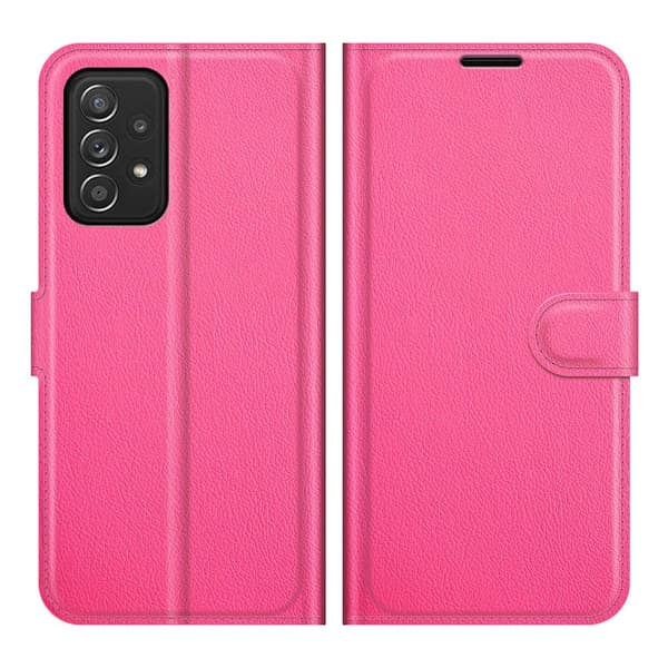 Etui til Samsung A23E Rose rød Custom Flip Lær