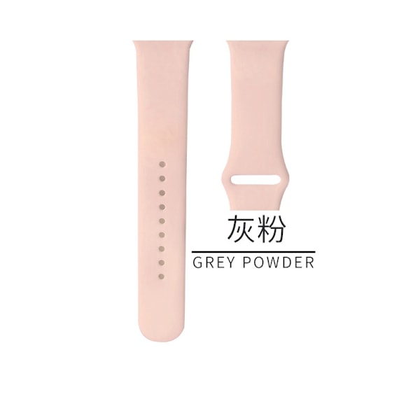 Kellon ranneke Apple Watch iWatch -kelloon Soveltuu: 1-9 sukupolvi/SE 38/40/41mm/S10:42 vakio 61 harmaa jauhe
