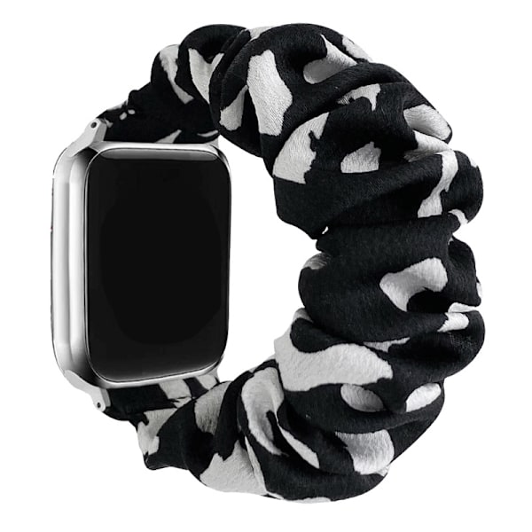 Urrem til Apple Watch iWatch 38/40/41mm Sort ko-mønster