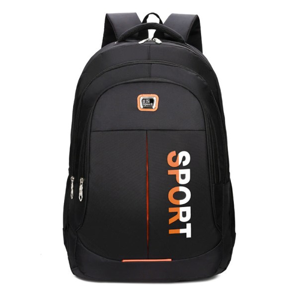 Skoleelev ryggsekk College Bookbag Reiseveske Multifunksjon Stor kapasitet Leisure Business Orange