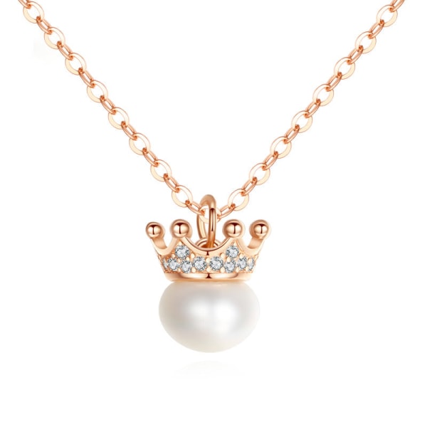 Kvinner halskjede kjede choker anheng smykker jenter gave S925 Sterling sølv perle Shell pearls 925 silver