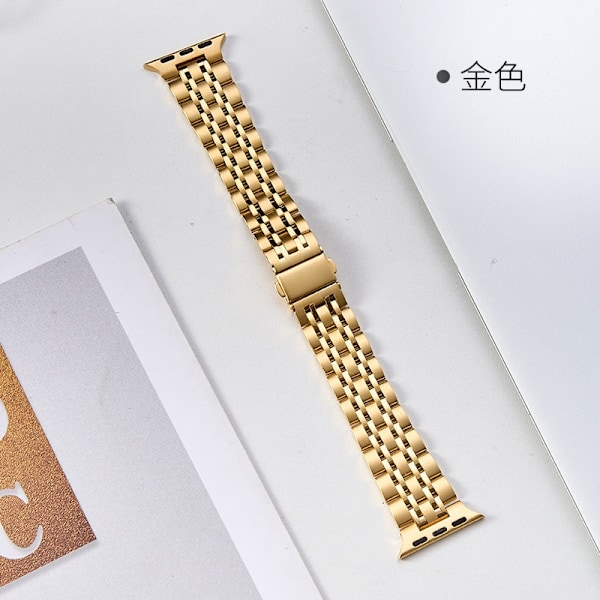 Klockarmband för Apple Watch iWatch 38-40mm Guld