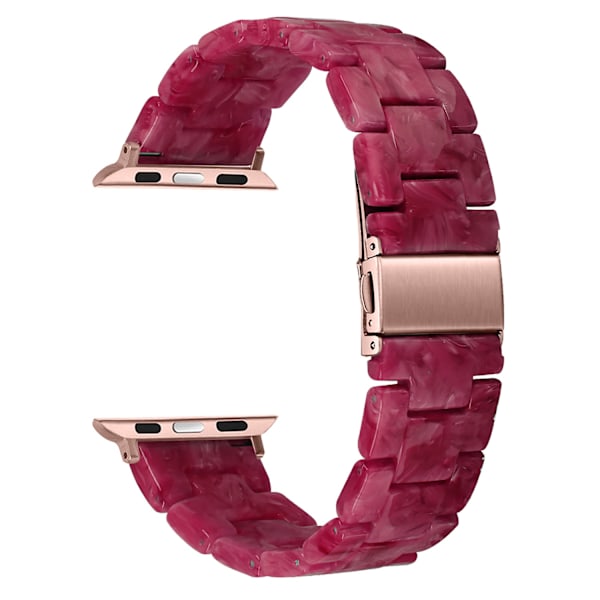 Kellon ranneke Apple Watch iWatch 38/40/41/42mm - S10 40 - Marmori Punainen