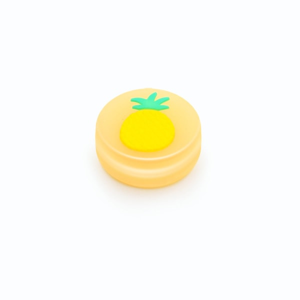 For Nintendo Switch Lemon Fruit Joystick Cap Beskyttelsesveske OLED Lite Luminous Cat's Paw Button Cap Luminous Pineapple Orange