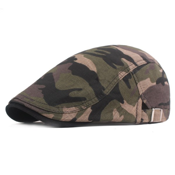 Barettihattu naamioi baretti miesten cap Advance-hatut Baretti Miesten hattu keski-ikäisille ja vanhuksille Army Green Adjustable