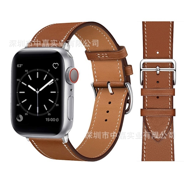 Urrem til Apple Watch iWatch 42/44/45/49mm brun