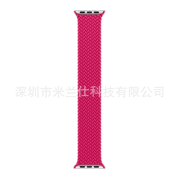 Kellon ranneke Apple Watch iWatch 38/40/41/42mm-S10 L-koko ranteen ympärysmitta 180-195mm 41 vadelman värinen