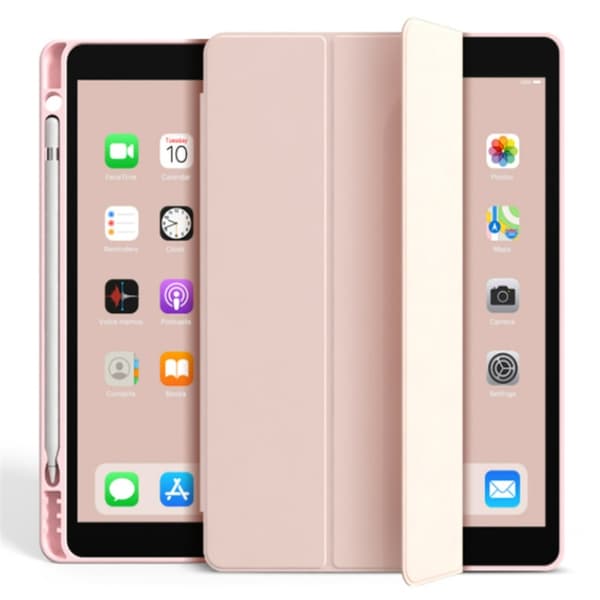 Stilig etui for iPad 9.7\" 2017/2018 rosa stropp