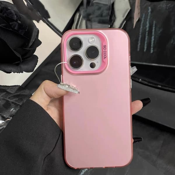 2 kpl Kotelo iPhone 17 Pro Hopea IMD Väri Hopea Kova