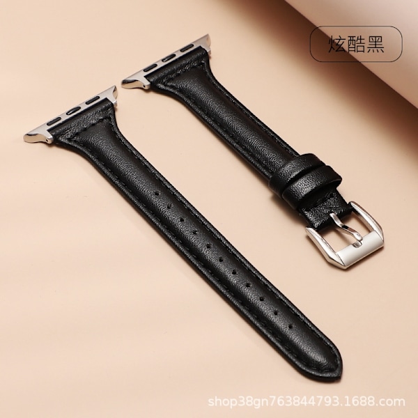 Urrem til Apple Watch iWatch lige interface 18 mm PG-Slim talje - Cool sort