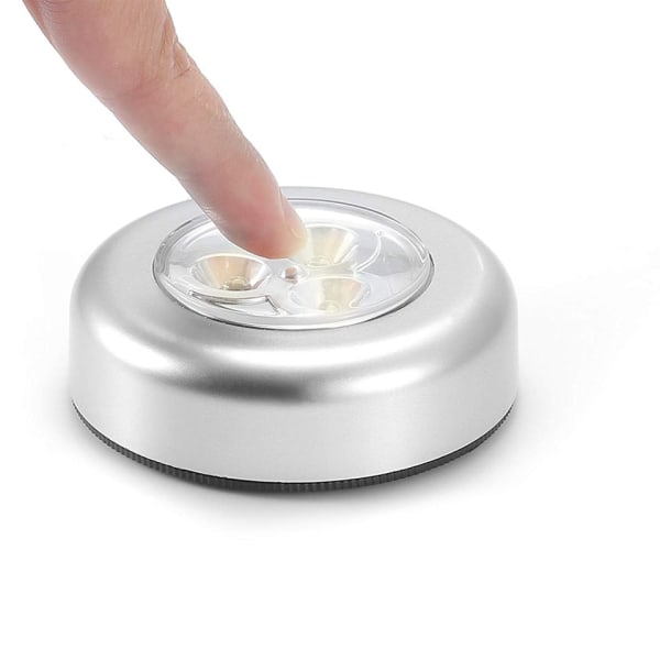 5 Stk Underskabslys Batteridrevet Led Natlys Med Stick Touch Sensor Til Køkken Bogreol Skab Home Lampe