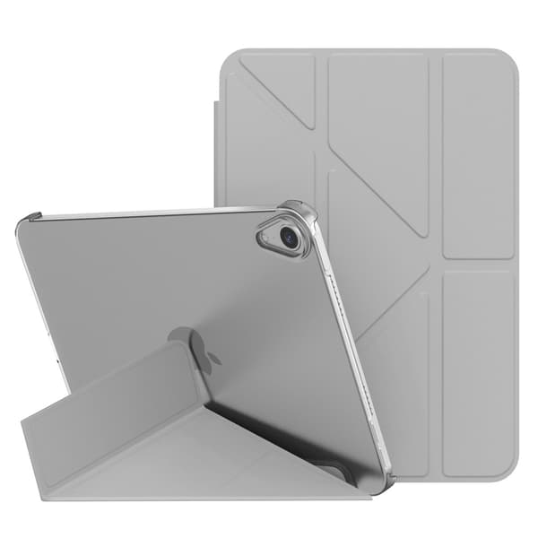 Etui til iPad 10 2022 10.9\" Multi fold PC Hårdt Shell Grå Hård Transformers Hård