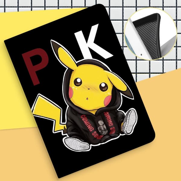 Stilfuldt etui til iPad 2024 version Pro 11\" PK Pikachu silikone