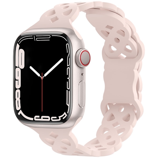 Urrem til Apple Watch iWatch 38/40/41/42mm pink sand farve