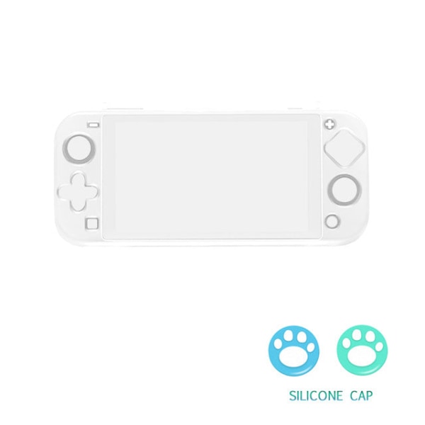 Til Switch Lite Crystal Case NS Lite Host Personality Creative Cover Mobile Sen Cat's Paw Crystal Case Transparent