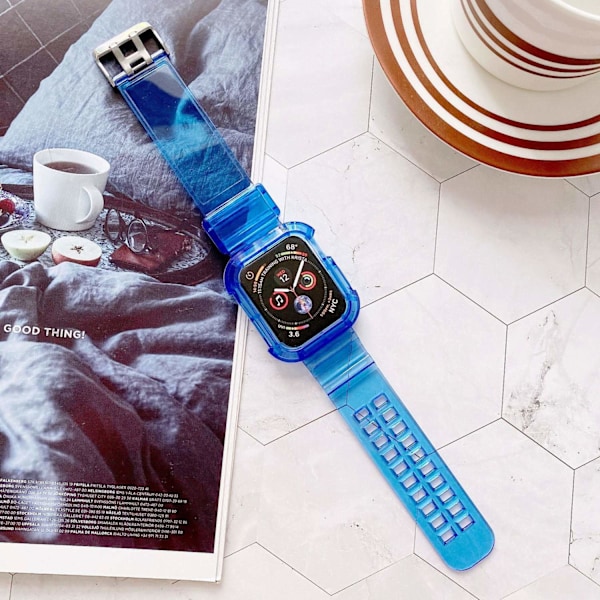 Kellon ranneke Apple Watch iWatch 42mm 0. sukupolvi -09-Jäänsininen