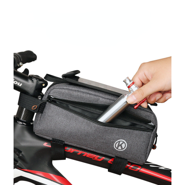 Cykel Mountain Bike Bag Front Beam Saddle Road Mobiltelefon Taske Ridning