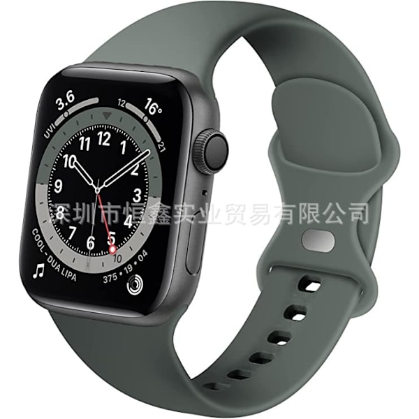 Klockarmband för Apple Watch iWatch 38/40/41 S/M Rymdgrå