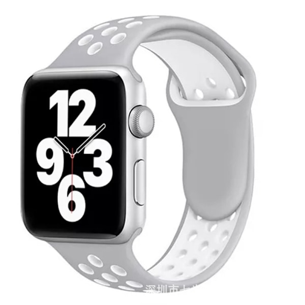 Klockarmband för Apple Watch iWatch 38/40/41mm standard grå
