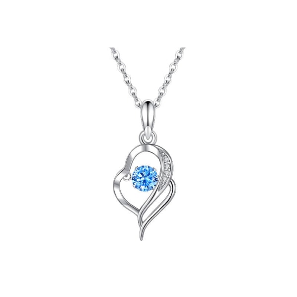 Kvinder halskæde kæde choker vedhæng smykker piger gave pil hjerte-formet mode White Zirconium 925 silver