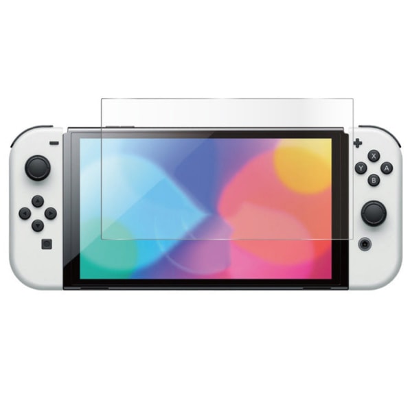 Til Switch OLED Tempered Film Display Screen Protector Game Host Periferudstyr