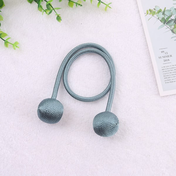 20 Colors Creative Punch-Free Curtain Magnetic Button Earphone Magnetic Buckle Rope Light gray