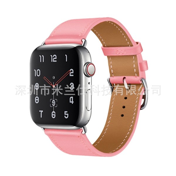 Klockarmband för Apple Watch iWatch 38/40/41/42mm-S10 34 Single Loop Rosa