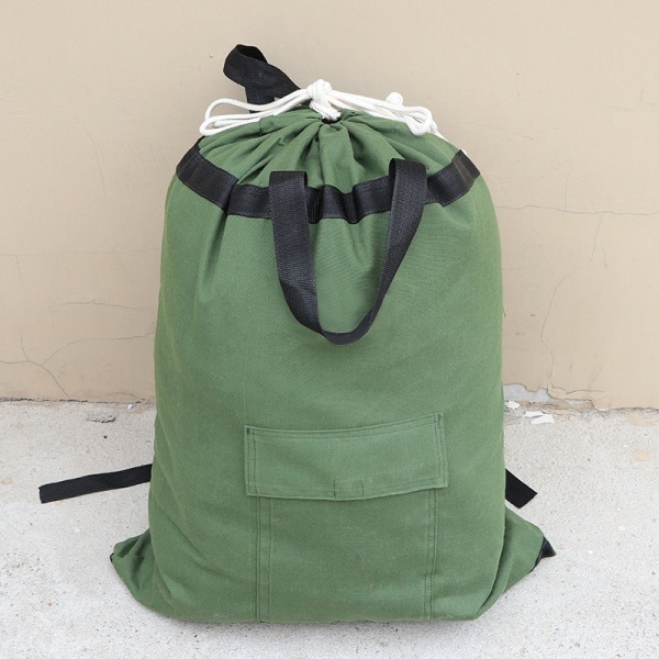 Bøtte ryggsekk Herre utendørs kamuflasje fjellklatring reiseveske Stor tøyveske Canvas backpack drawstring 60 * 80CM