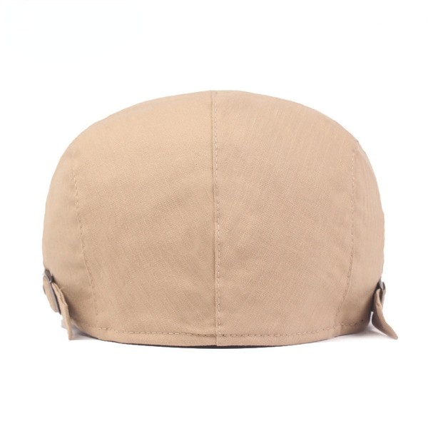 Beret Hat Advance Hats Peaked Cap Enkel hvile Beret Artistic Youth Hat Herre- og Damemotehatt Beige Adjustable