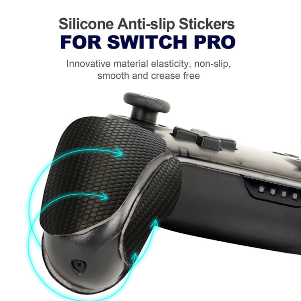 Switch Pro Handle Anti-Slip Tejp Nintendo Switch Handle Stickers Handtag Sleeve Gamepad-skärm
