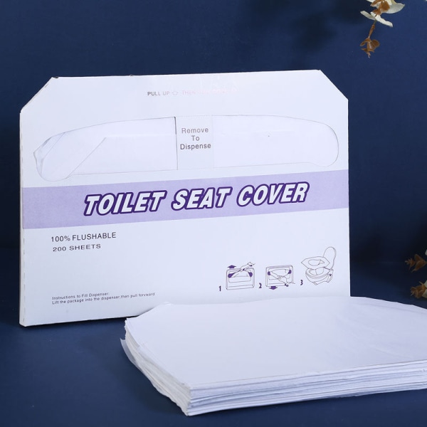 3kpl Kertakäyttöinen wc-matto WC-toimisto Hajoava vesiliukoinen raakapuumassa wc-paperi